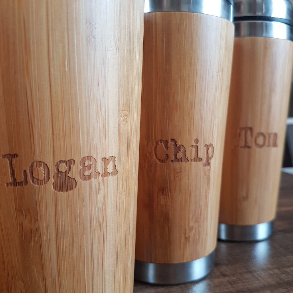 Personalize Wooden Tumbler