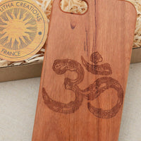 OM Ethnic Folk Wood Phone Case