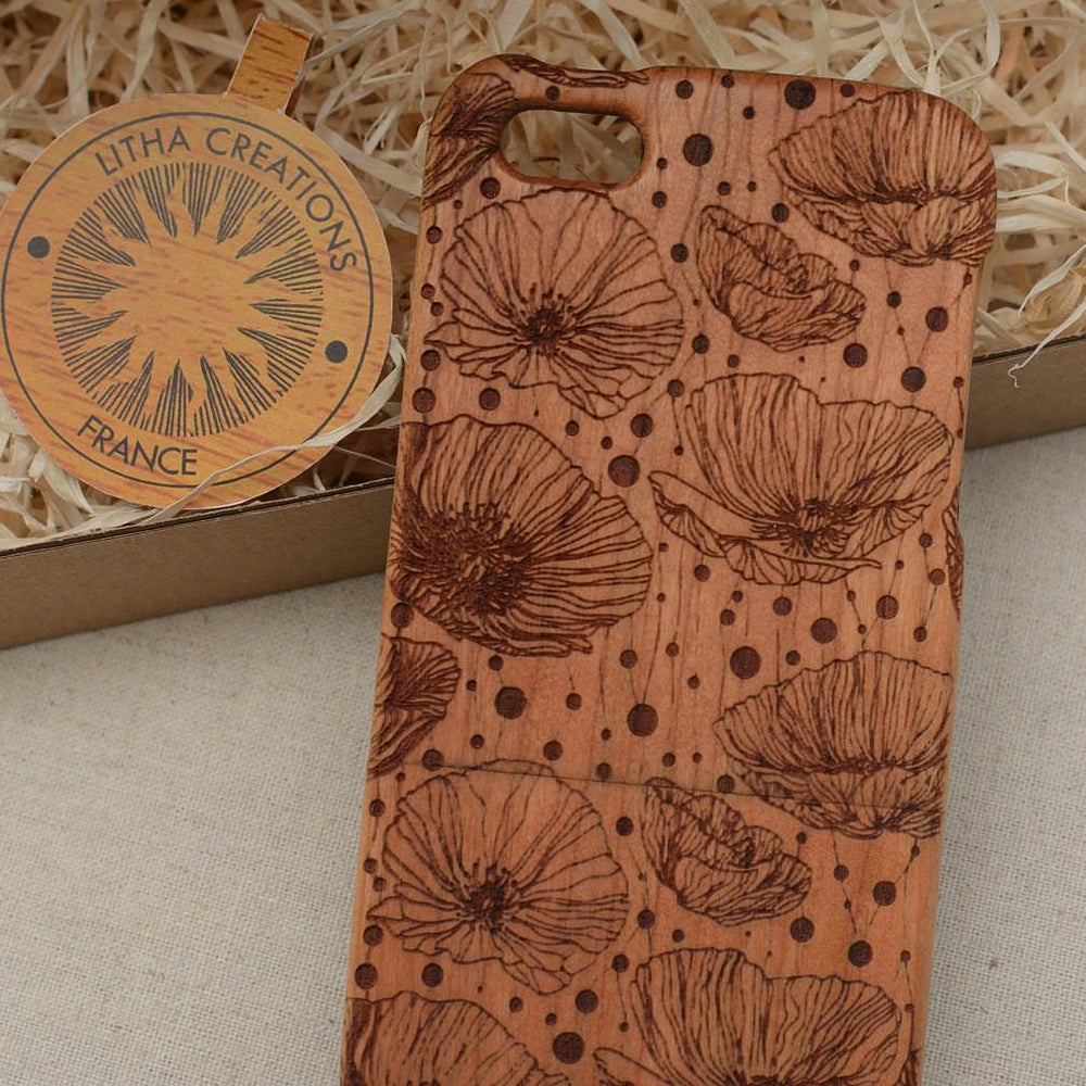 FANTASY Wood Phone Case Abstract Floral