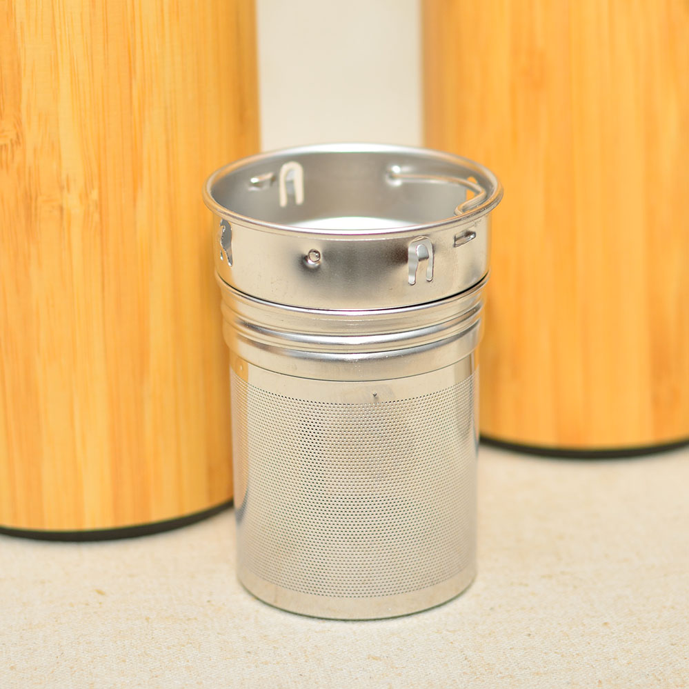 NATURAL WOOD AND STAINLESS STEEL FOOD FLASK – The Huntington Store